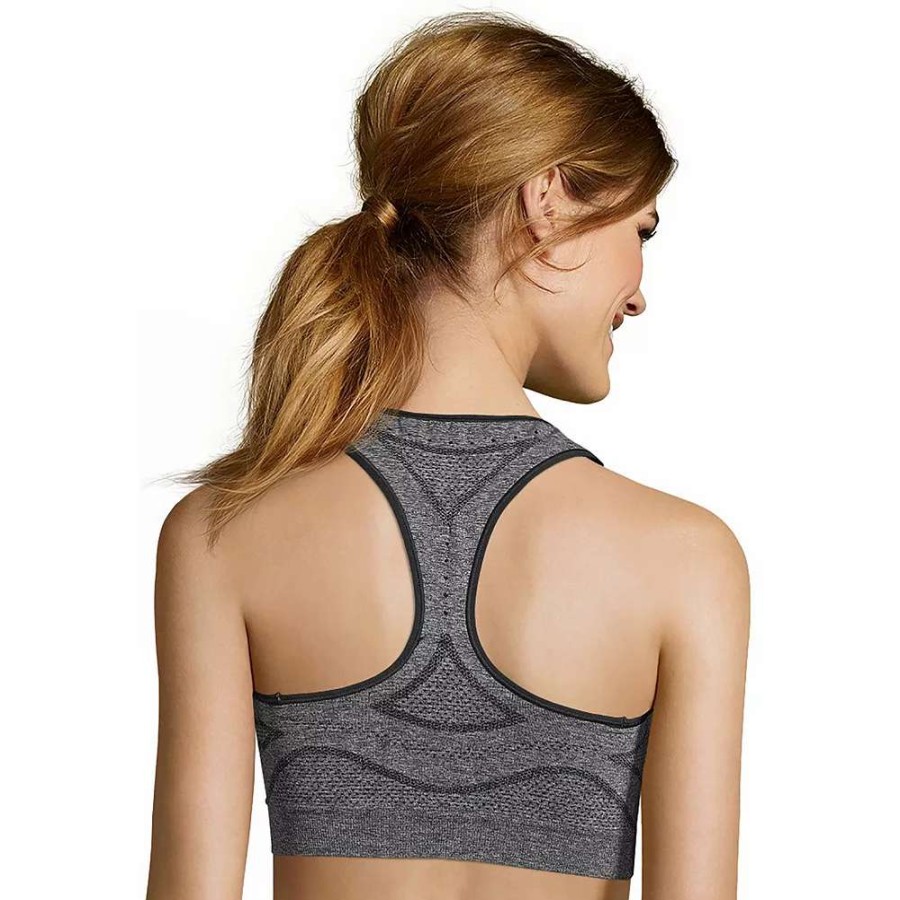 Bras * | Hanes Solid Core Racerback Sports Bra O9003