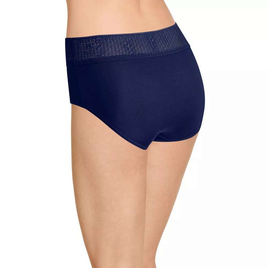 Panties * | Women'S Jockey Soft Touch Lace Modal Modern Brief Panty 3213