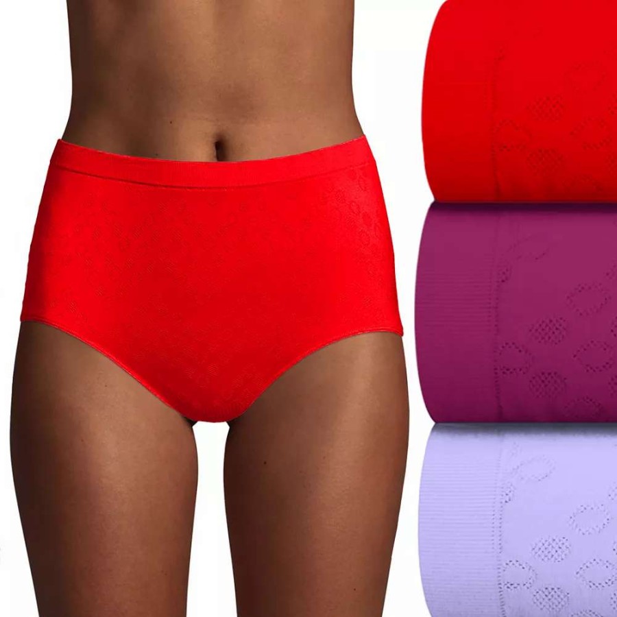 Panties * | Women'S Bali 3-Pk. Comfort Revolution Seamless Brief Panty Set Ak88