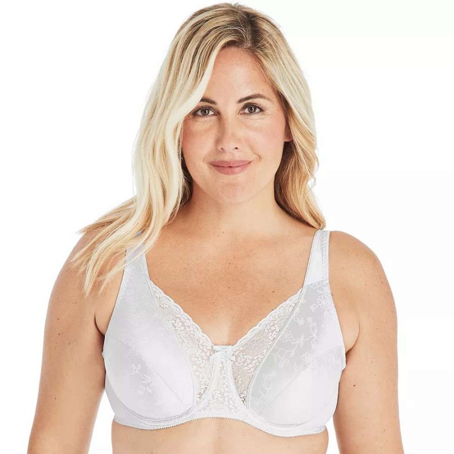 Bras * | Playtex Secrets Signature Floral Unlined Full-Figure Bra 4422