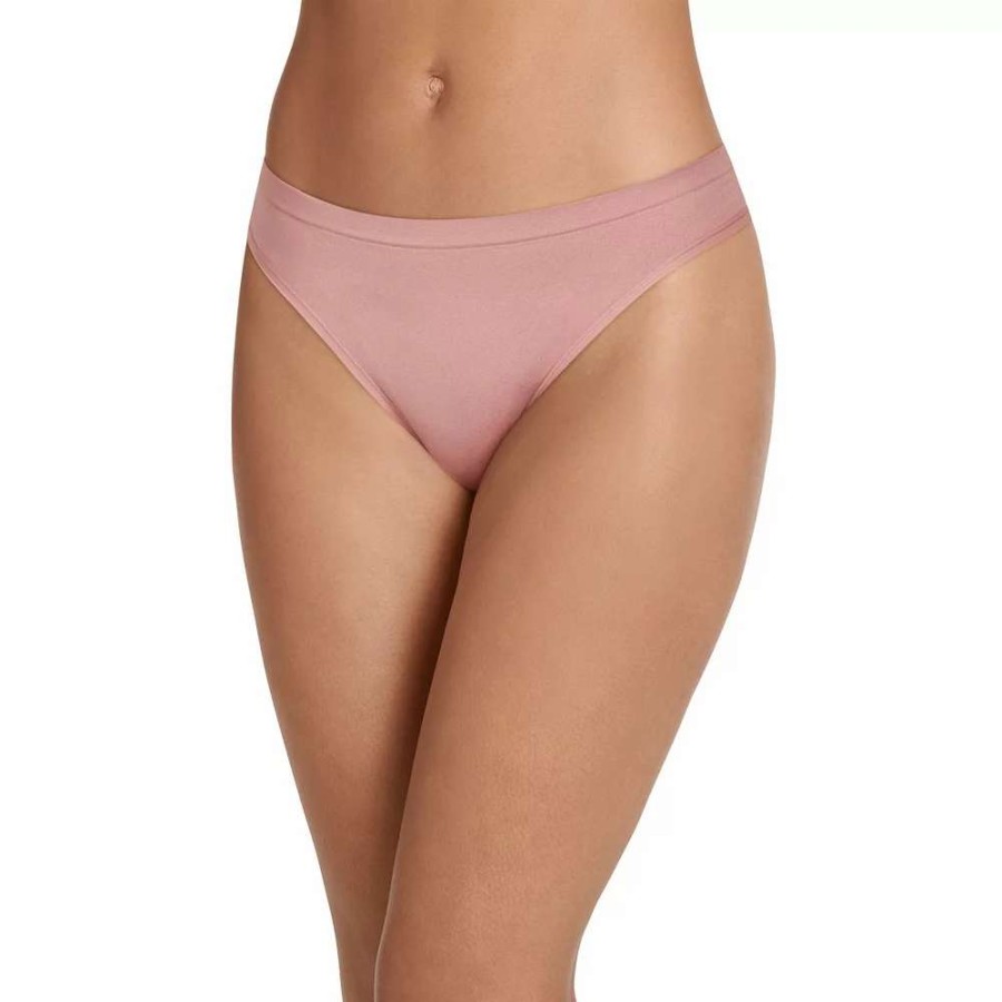 Panties * | Women'S Jockey Smooth & Shine Seamless Thong Panty 2284