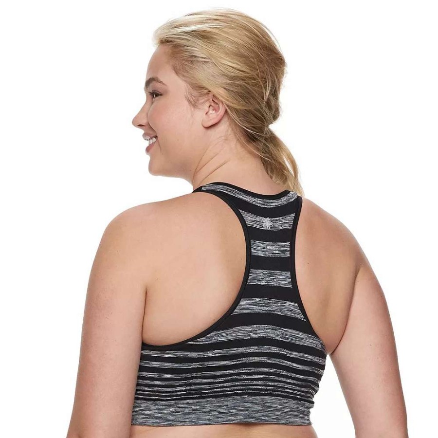 Bras * | Plus Size Tek Gear Seamless Low-Impact Sports Bra