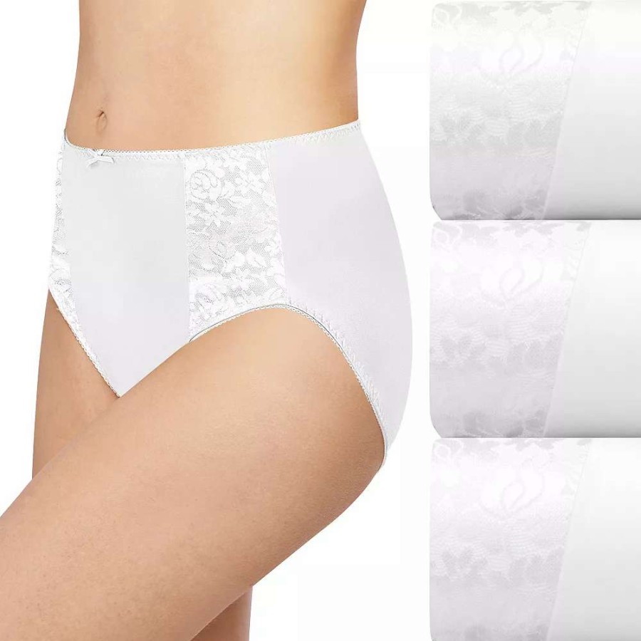 Panties * | Women'S Bali 3-Pack Double Support Hi-Cut Panty Set Dfdbh3