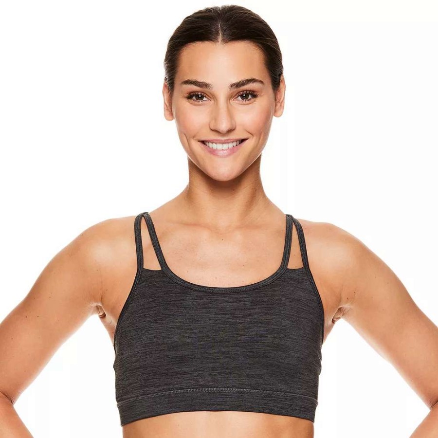 Bras * | Gaiam Shine Wire-Free Medium-Impact Yoga Sports Bra