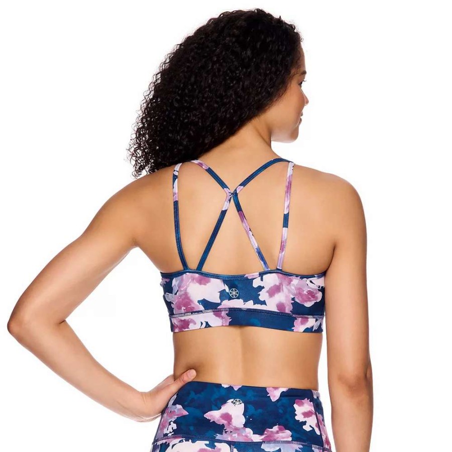 Bras * | Gaiam Shine Wire-Free Medium-Impact Yoga Sports Bra