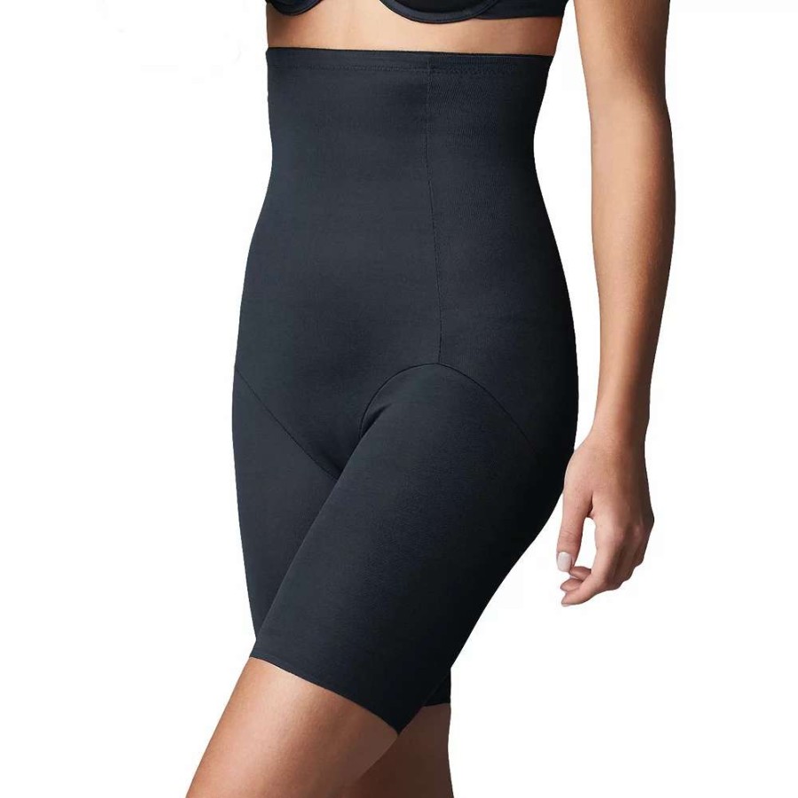 Bottoms * | Naomi & Nicole Shapewear Women'S Unbelievable Comfort Hi Waist Thigh Simmer 779