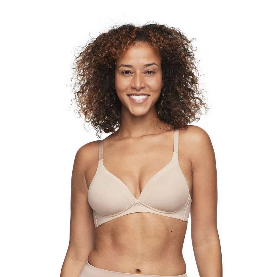 Bras * | Warners Invisible Bliss Cotton Comfort Wireless Lift T-Shirt Bra Rn0141A