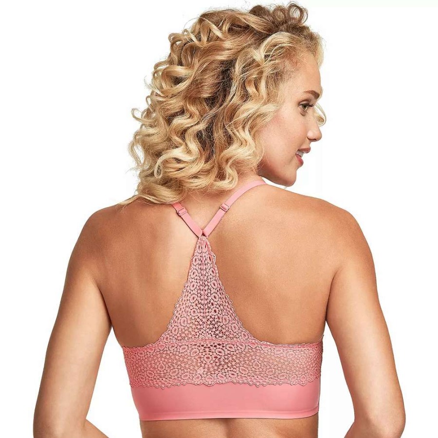 Bras * | Women'S Maidenform Pure Comfort Wireless Lace T-Back Bralette Dm7679