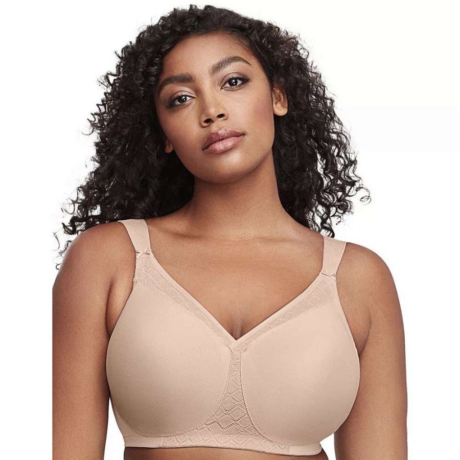 Bras * | Plus Size Glamorise Full-Figure Magiclift Non-Padded Wire-Free T-Shirt Bra 1080