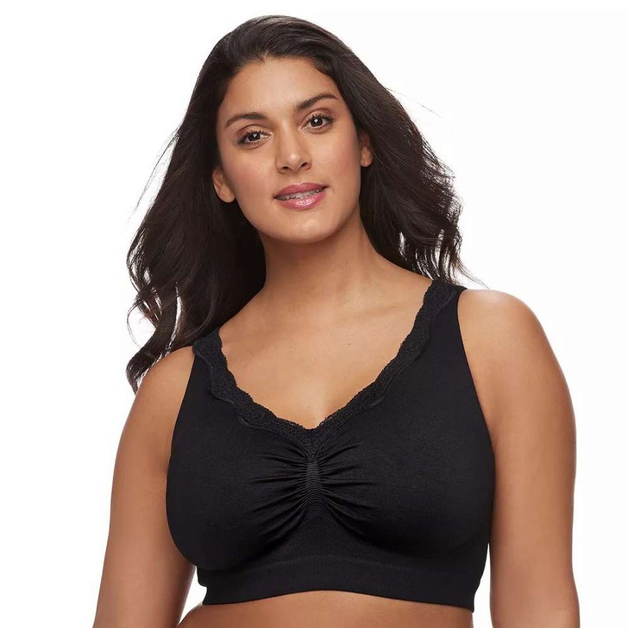 Bras * | Plus Size Lunaire Lace Sports Bra 1202Ltk